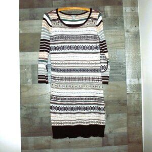 Neiman Marcus BOHO Sweater Dress XS‎